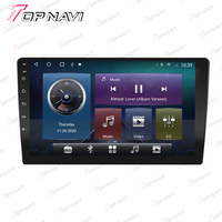 Sistem android stereo mobil 9 inci, pemutar multimedia GPS nirkabel layar sentuh penuh untuk model mobil Universal