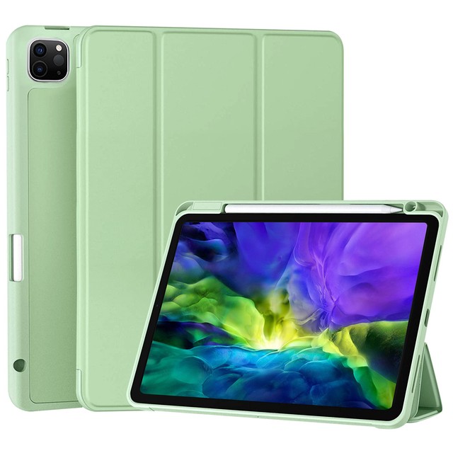 Smart PU Leather Tablet Case 10.9 Inch Air 4 5 TPU Shockproof Auto Sleep Wake Magnetic Pencil Holder Lens Guard Slim Folio Shell