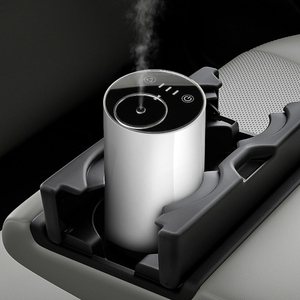 เครื่องทำความชื้นน้ำมันหอมระเหยอัลตราโซนิคเครื่องพ่นไอน้ำทำความเย็นในรถยนต์ช่องเสียบ USB ขนาดเล็กแบบพกพาชาร์จไฟได้ - Product Image 2