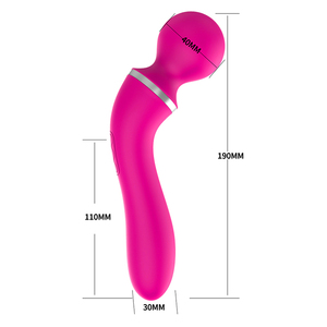 Có thể sạc lại 10 tần số động cơ kép nữ thủ dâm AV Wand Vibrator Đồ chơi tình dục nữ thủ dâm Đồ chơi tình dục cho phụ nữ - Product Image 6