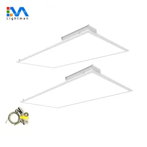 Thời Gian Khẩn Cấp 3 Giờ 40W 50W 60W Siêu Mỏng Hình Vuông 2X4 Đèn Led Trần Màn Hình Phẳng Với Pin Dự Phòng