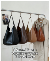 Anpassbares Logo Tasche 2026 Trendige Damen Kunstleder Hobo-Tasche Große Kapazität Unterarm-Schultertasche Großhandel