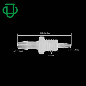 ตัวเชื่อมต่อท่อเกลียว1/4 28UNF พลาสติก Ju สำหรับอุปกรณ์ห้องปฏิบัติการทางการแพทย์ - Product Image 2