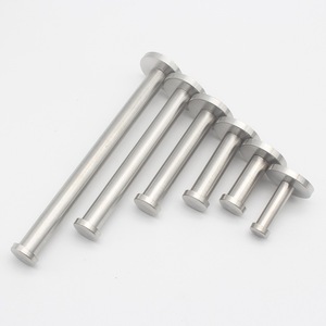 Stainless Steel Single <b>Hooks</b> <b>Wall</b> Mounted Round Coat And Cap <b>Hook</b> Bedroom Bathroom Kitchen Accessories 2kg Load Capacity - Product Image 3