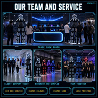 Costume de robot LED Shengchi avec éclairage intégré pour l'e-sport, les ouvertures, les DJ, les soirées rave, les boîtes de nuit - Vente en gros du fabricant