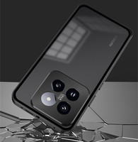 Casing Xiaomi 14 15 Pro, sarung HP Ultra Magnet Aluminium anti syok, pelindung kamera belakang transparan