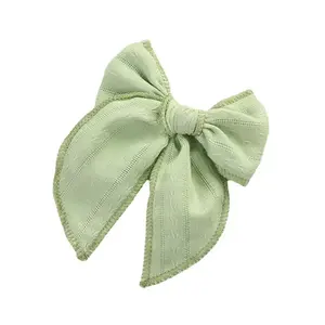 아기 나비 넥타이 삼키기 꼬리 수갑 머리핀 패션 줄무늬 나비 헤어 액세서리 어린이 간단한 일반 머리핀