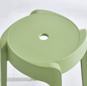 Chaise en plastique empilable de conception nordique moderne, excellente qualité d'usine, pas chère, tabourets de restaurant, tabourets d'extérieur, tabouret monobloc en plastique - Product Image 4