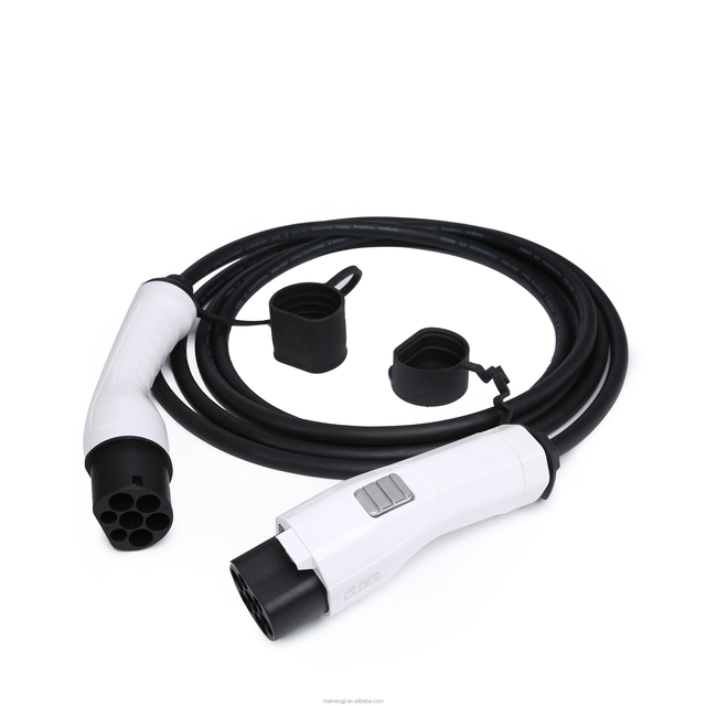 ZK New 32Amp 3Phase 22KW Type2 to GBT Household EV Charging Cable 5m Flexible TPU 85-265V 2600V AC