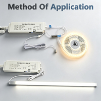 Adaptateur d'alimentation LED à courant constant ultra-mince 100W 110V-220V vers CC 12V/24V avec prise EU/US pour bandes lumineuses LED