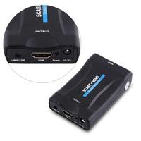 1080P HDMI zu SCART zu HDMI Composite Video Stereo Konverter Audio Adapter mit USB-Kabel für Sky Box HD TV DVD STB