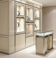 Vitrine Moderne en Aluminium et Verre pour Bijoux avec Éclairage LED – Design Écologique et Durable