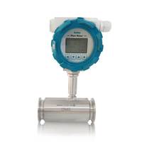 Medidor de Flujo Digital de Turbina para Fluidos Industriales, Aceite Hidráulico, Agua y Combustible
