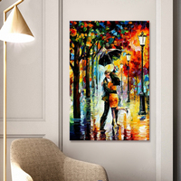 Grande peinture à l'huile de paysage peinte à la main sur toile, affiche abstraite moderne, tableau mural pour la décoration du salon et de la maison