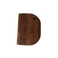 Coupe-pâte en bois de noyer double face, racloir à farine, coupe-gâteau, outils de cuisine polyvalents pour la cuisson du pain et de la pâte à pizza