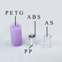 Bouteilles d'emballage cosmétique couleur personnalisée, soins de la peau, 85 ml, PETG transparent, flacon pompe pour lotion violette, flacon pulvérisateur cosmétique en plastique