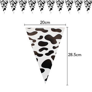 Juego de Decoraciones y Vajilla Desechable con Temática de Vaca para Fiestas de Cumpleaños Infantiles - Product Image 4