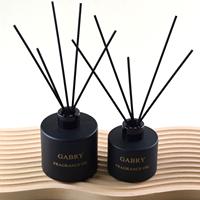 Bouteilles diffuseuses de parfum en verre en gros, flacons blancs luxueux pour diffuseur, bouteille diffuseur 100 ml avec boîte