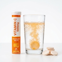 Comprimés effervescents OEM/ODM à marque privée, supplément d'électrolytes pour l'hydratation, vitamine C