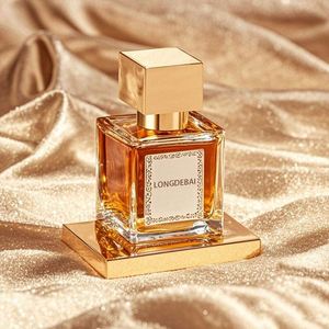 Custom Luxury <b>Clear</b> Glass Perfume Bottle With Gold Cap & Matching <b>Box</b> Ideal for 50ml/100ml Premium Fragrance Packaging - Product Image 2