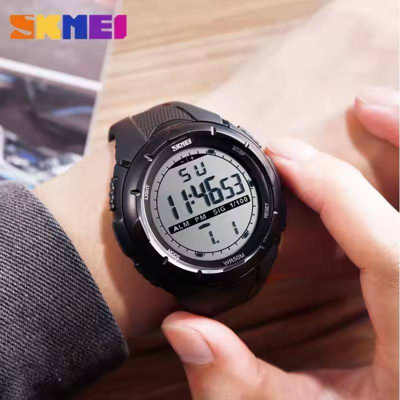 Skmei 1025 Fashion Chronograph Simple Sport Men Watches Alarm Clock ...