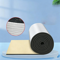 Isolation thermique en mousse de caoutchouc et plastique avec feuille d'aluminium pour toiture de bâtiment, véranda, système de climatisation et de réfrigération CVC