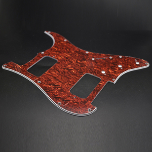 PVC 3-Ply 11 Hole <strong>Stratocaster</strong> HH Pickguard, ST Double Humbucker Scratch Plate, Electric Guitar Replacement Parts Wholesale - Product Image 2