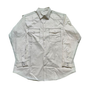 Camicia da Lavoro da Uomo a Maniche Lunghe Ignifuga NFPA 2112, Camicia FRC con Triple Cuciture per Saldatura - Product Image 5