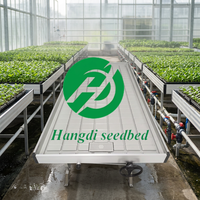 Étagère de culture mobile à plusieurs niveaux en alliage d'aluminium pour plantes d'intérieur, grande serre pour agriculture verticale