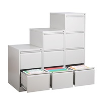 Meubles de bureau Protection anti-basculement Rangement en acier Armoire de rangement en métal à 4 tiroirs