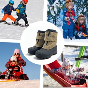 <span class=keywords><strong>Bottes</strong></span> d'hiver pour enfants YL-25457, vente en gros, haute qualité, mi-mollet, antidérapantes, thermiques, pour l'extérieur - Product Image 6