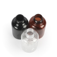 Flacon pulvérisateur rond en PET de 50 ml, flacon cosmétique rechargeable, flacon de shampooing à pulvérisation fine avec logo sérigraphié