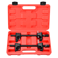2 compresseurs de ressorts hélicoïdaux MacPherson robustes avec embout carré de 1/2 po et embout hexagonal de 13/16 po pour amortisseurs, noirs