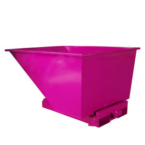 Contenedor Volquete para Montacargas, Tamaño Estándar, Tolva Inclinable, Placa de Acero de 2-3 mm, Contenedor Autovolcable para Montacargas, Contenedor de Residuos Industriales - Product Image 3