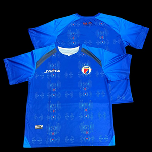 2026 Haiti for <b>Soccer</b> Jersey Football Club Jersey Blue Short Sleeve 100% Polyester Quick Dry Men's Jersey - Product Image 1