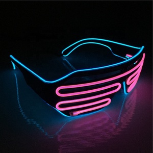 Attractive price DJ party decoration enlighten luminous neon custom LED his glasses - Product Image 4