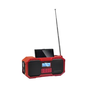Multi Purpose Wireless Speakers home Radios Sw Portable Battery Operated Fm DAB+ AM Radio With Compass/Thermometer