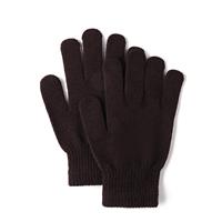 Gants d'hiver tricotés personnalisés avec logo, couleur unie, résistants au froid, avec poignets élastiques, unisexes, pour sports de plein air