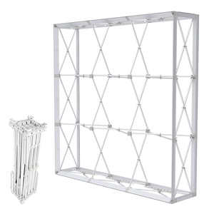 Yüksek Kaliteli Boya Süblimasyonlu SEG Pop-up Stand Kiti Alüminyum Çerçeveli SEG Pop-up Banner Standı Fuarlar İçin - Product Image 2