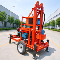 Machine de forage hydraulique sur roues Ce Epa pour puits d'eau, pour forages dans roches dures et exploration des eaux souterraines