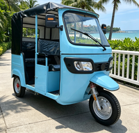 Véhicule électrique commercial à trois roues pour 4 passagers avec auvent, longue autonomie, pour le transport public urbain