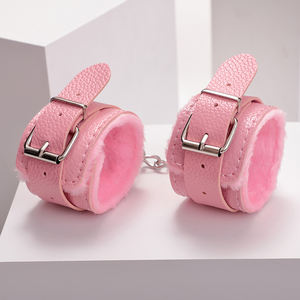 Manette BDSM Sex Toys Schiavo con Peluche Giocattoli per Adulti Regolabili per Coppia in Pelle PU Bondage Contenzione Prodotti SM - Product Image 6