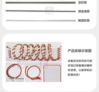 Bande chauffante en silicone élément chauffant flexible ceinture chauffante