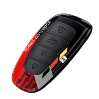 Étui de protection pour clé de voiture en fibre de carbone ABS pour clé intelligente à 5 boutons, accessoires pour clé de voiture pour Hyundai Ioniq 5