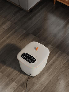 NINGDECRIUS logotipo personalizado eléctrico calentado Shiatsu pie baño Spa masajeador Oem lavabo lavadora vibrador pie remojo bañera - Product Image 4