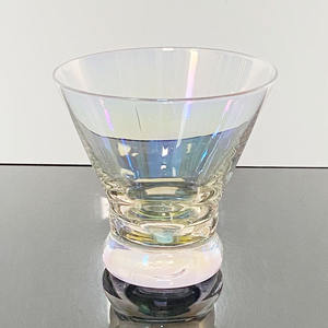 Bol de glace Martini en <span class=keywords><strong>verre</strong></span> à cocktail <span class=keywords><strong>sans</strong></span> <span class=keywords><strong>pied</strong></span> coloré Suie électrolytique en <span class=keywords><strong>verre</strong></span> cristal - Product Image 2