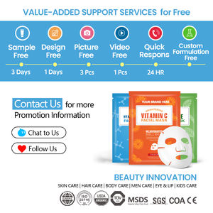 Корейская листовая маска, Органический Уход за кожей, витамин С, отбеливающая маска для лица, Отбеливающая увлажняющая маска для лица - Product Image 6