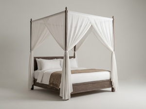 Lit tropical VIQ Luxury Jens avec style tropical moderne / éco-luxe haut de gamme et couleur/taille personnalisées pour hôtels de luxe - Product Image 4