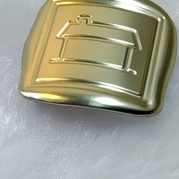 Étiquettes de marque incurvées imprimées avec logo personnalisé pour les flacons de parfum, l'aromathérapie et les emballages cadeaux de bougies parfumées, 300 pièces, modèle RN-022