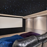 Solutions de conception graphique à réduction de bruit élevée, design moderne, ciel étoilé, pour chambres à coucher, salles de cinéma à domicile, hôtels